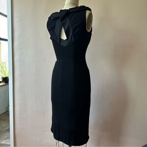 DVF silk/wool dress size 4 cut-out detail